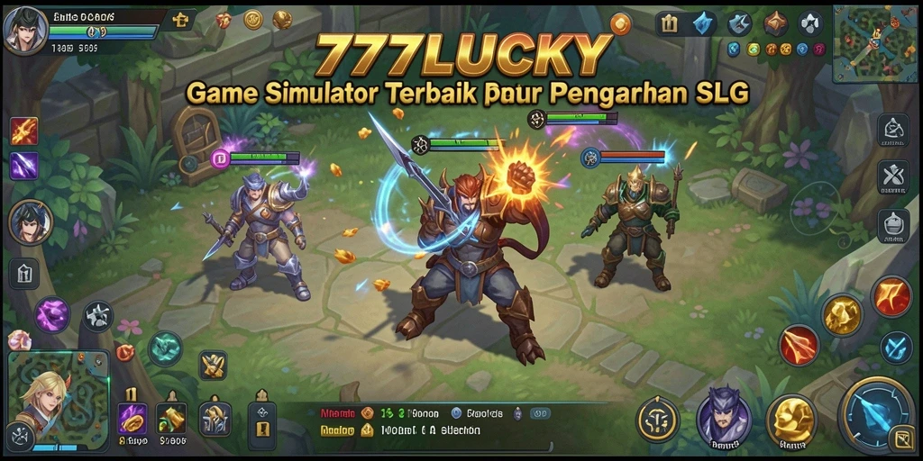 Screenshot menampilkan aksi seru dalam gameplay SLG 777LUCKY.