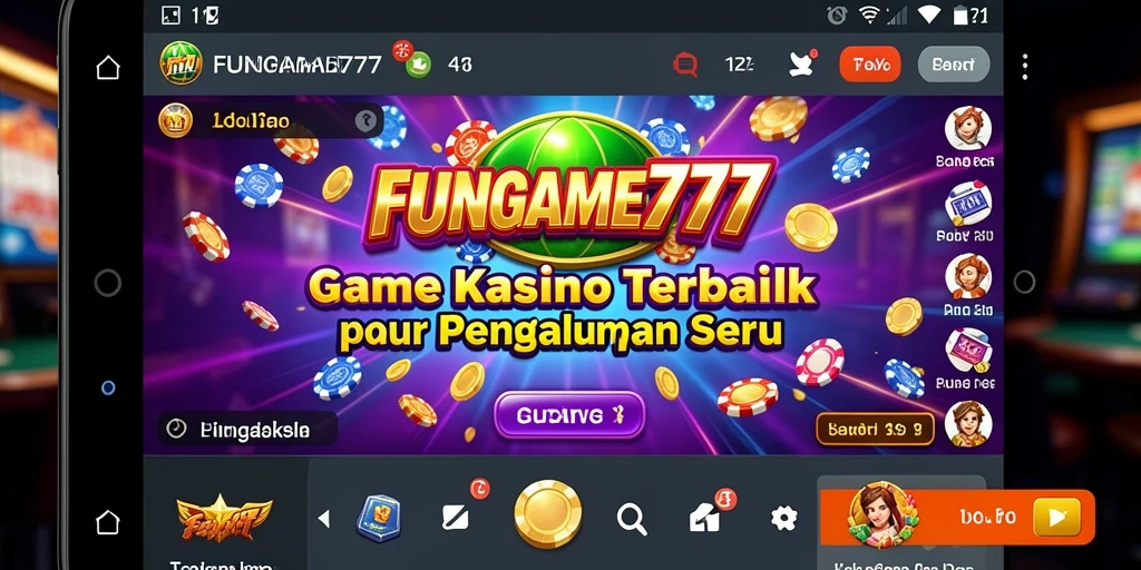 Tampilan seru dari gameplay Kasino di FUNGAME777.