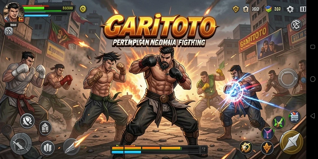 Tampilan gameplay yang menegangkan dari GARITOTO.