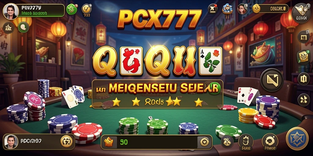 Tampilan gameplay QiuQiu yang seru di PCX777.