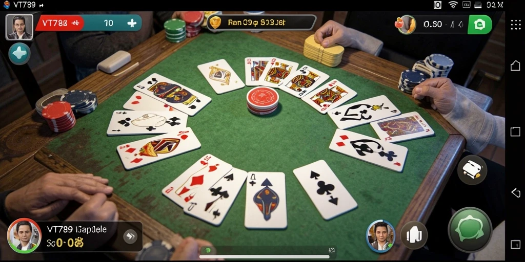 Tampilan gameplay Gaple yang menarik dan interaktif di VT789.
